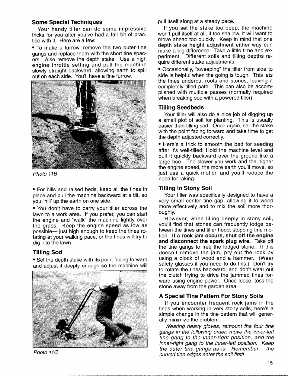 Photo lie | Troy-Bilt 12157 User Manual | Page 15 / 24