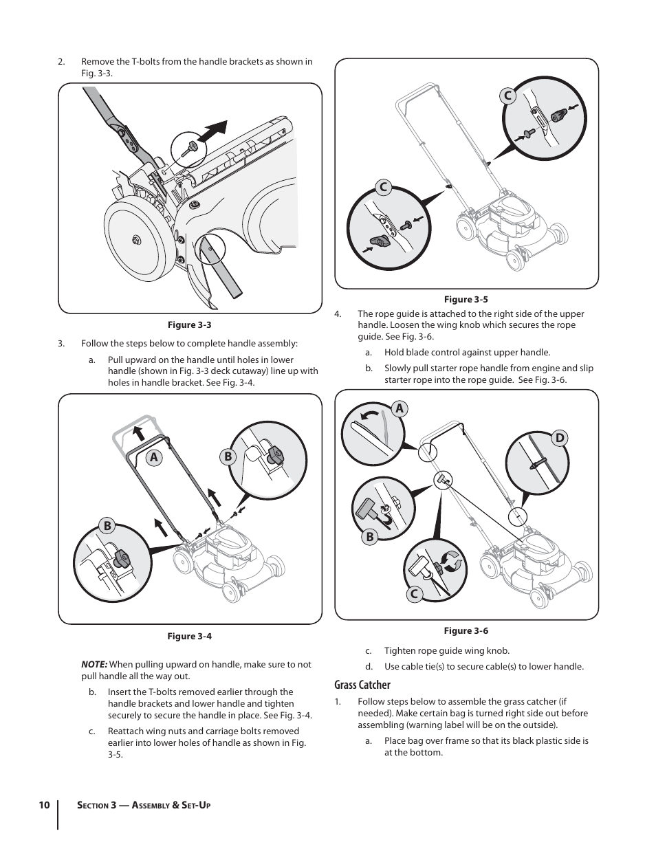 Grass catcher | Troy-Bilt TB130 User Manual | Page 10 / 40