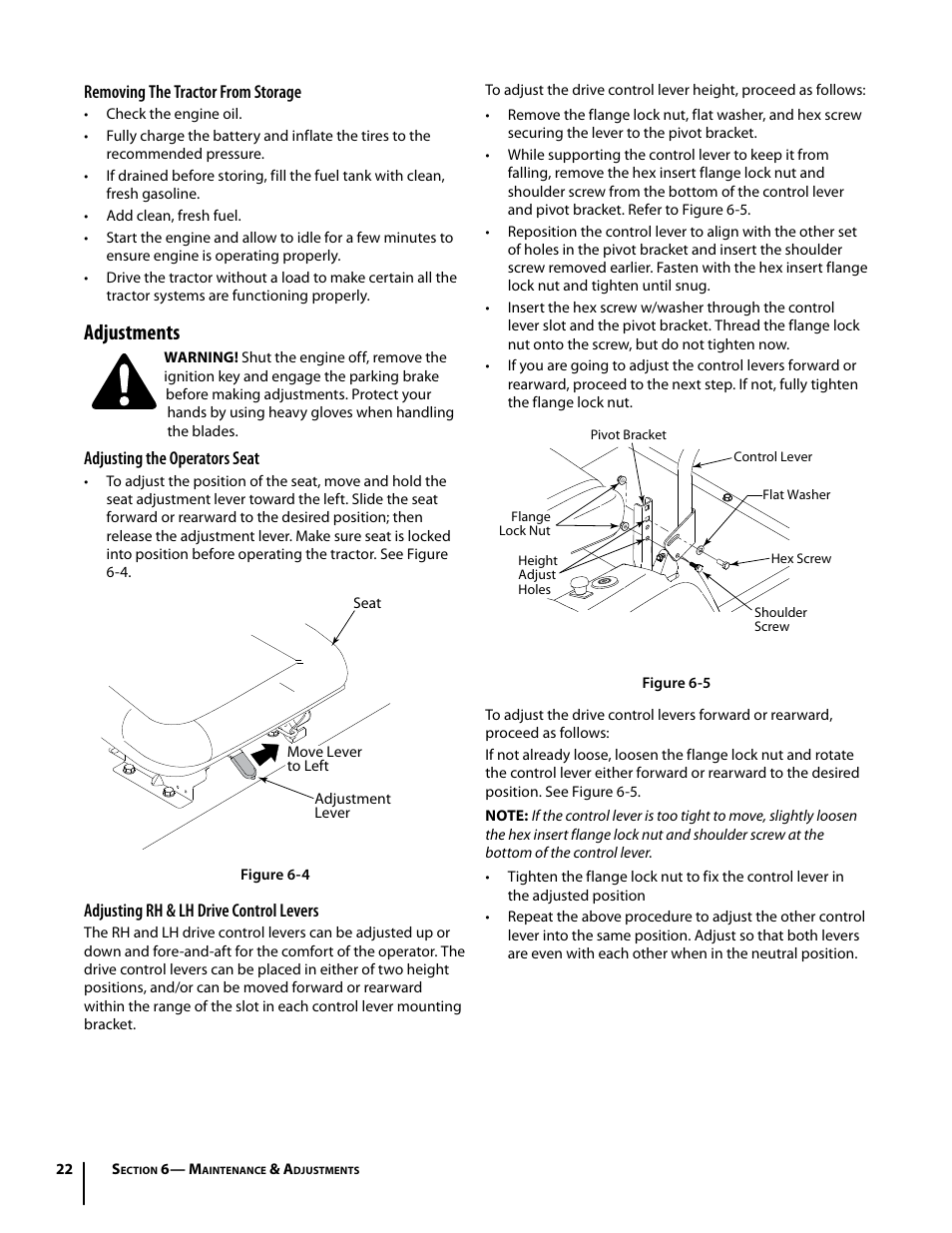Adjustments | Troy-Bilt Colt RZT User Manual | Page 22 / 72