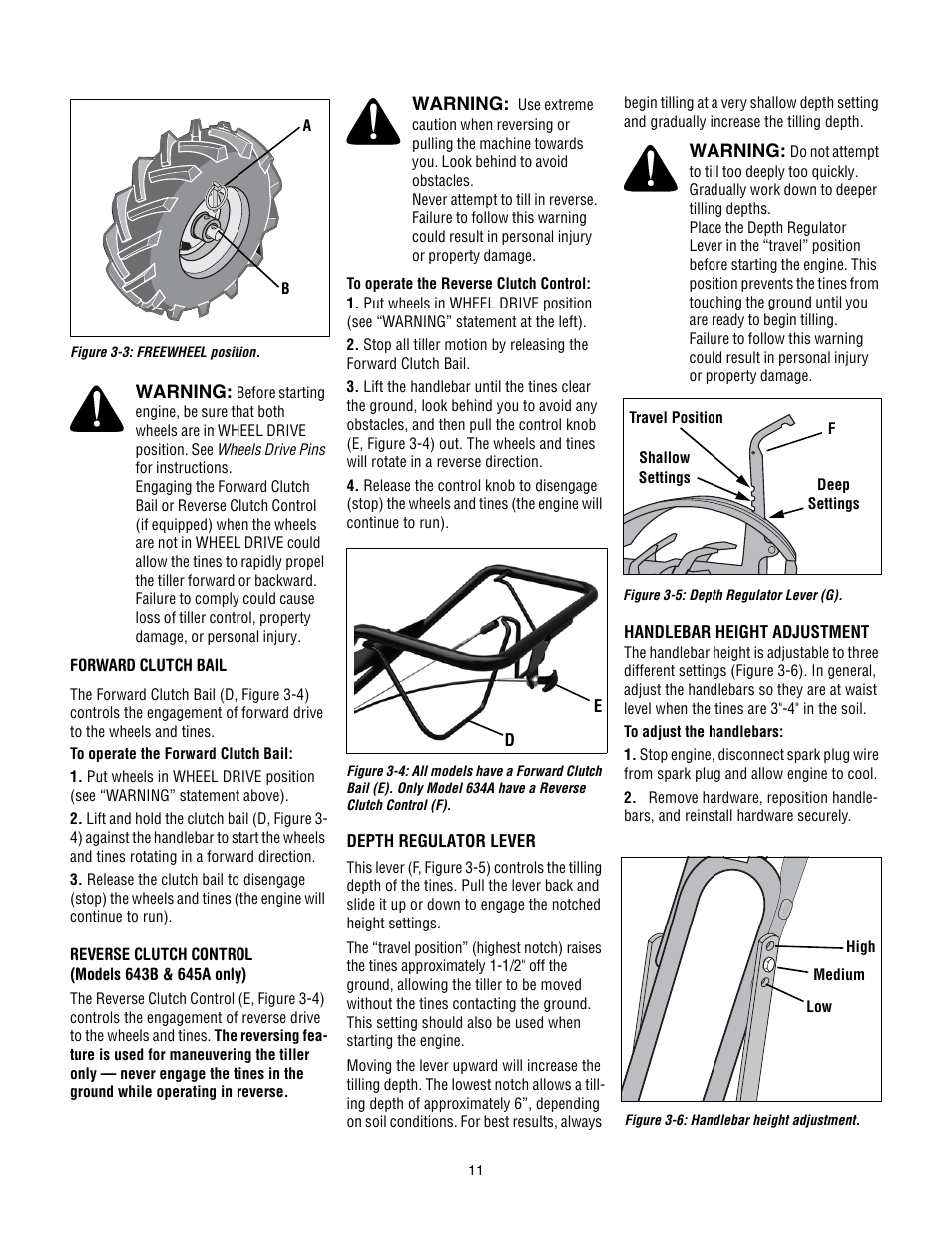 Troy-Bilt 645A Super Bronco User Manual | Page 11 / 32