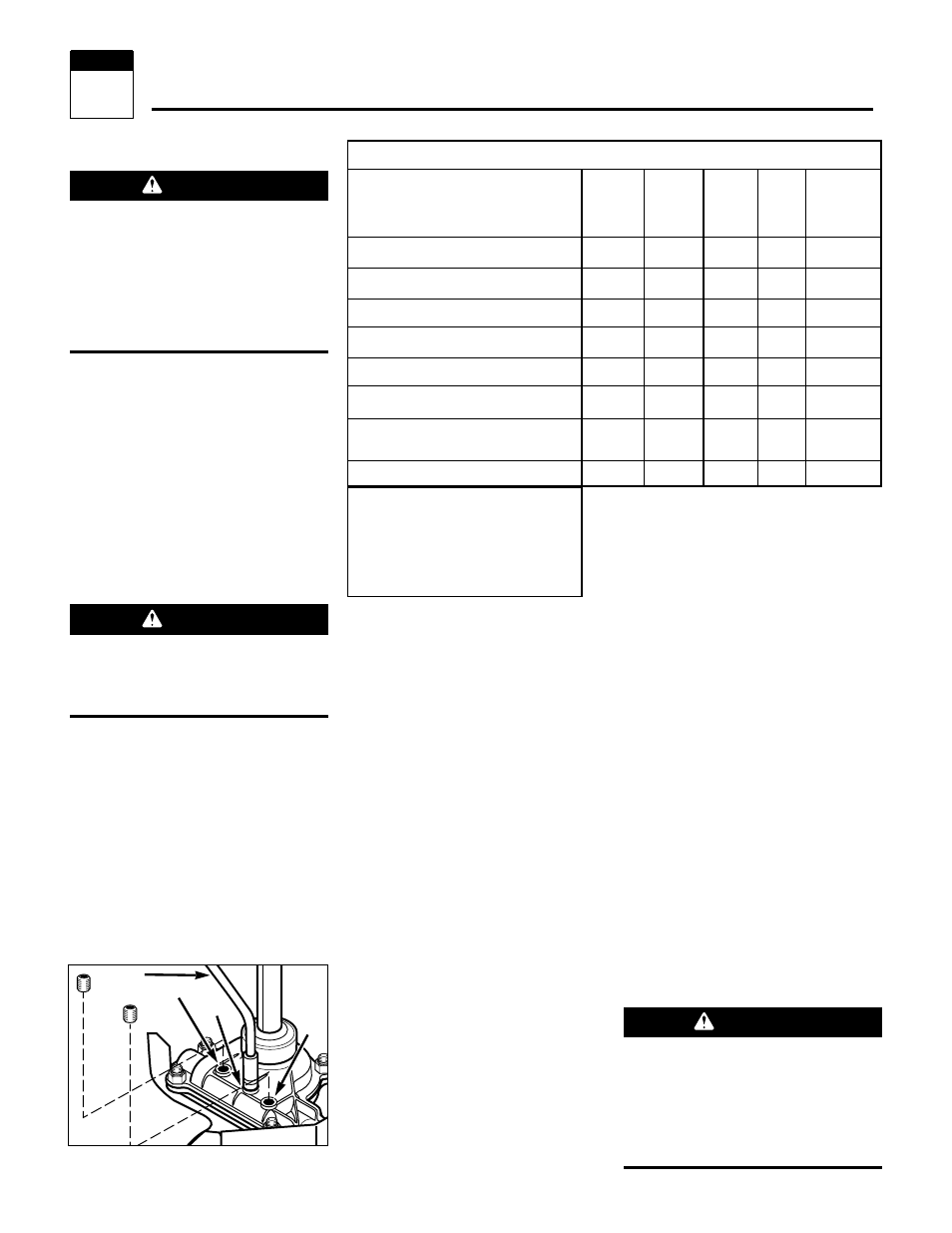 Maintenance, Equipment maintenance, Engine maintenance | Warning | Troy-Bilt 12215 User Manual | Page 11 / 20