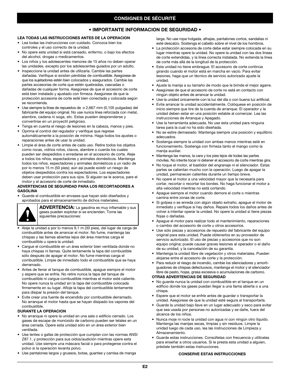 Troy-Bilt TB465SS User Manual | Page 30 / 48