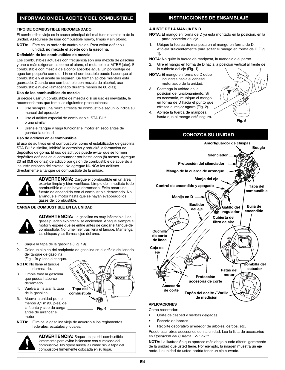 Troy-Bilt TB465SS User Manual | Page 32 / 48