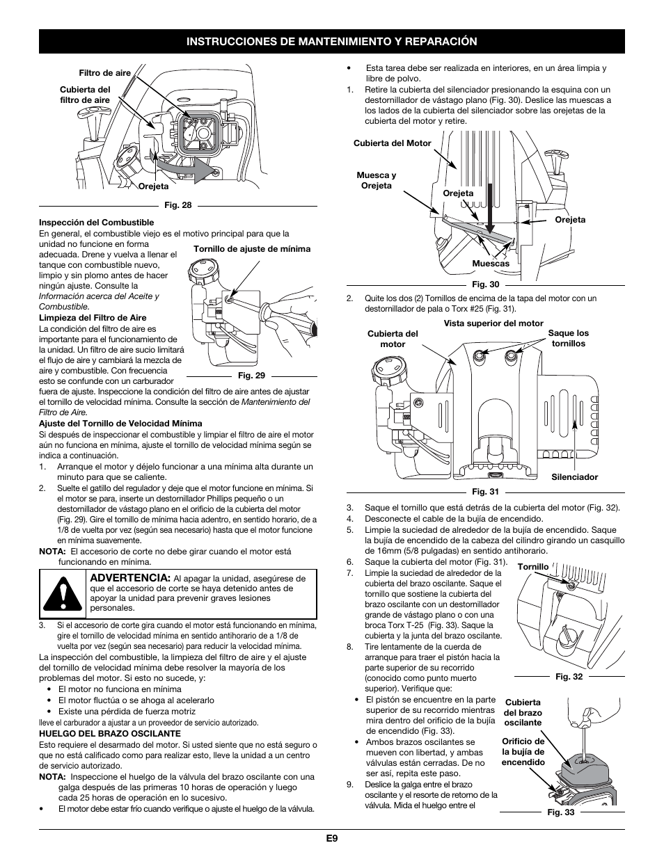 Troy-Bilt TB465SS User Manual | Page 37 / 48