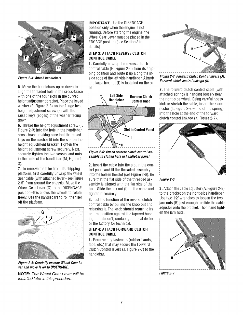 Troy-Bilt REAR-TINE TILLER 675B User Manual | Page 7 / 36