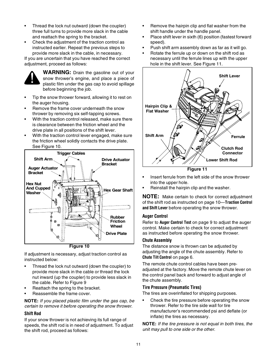 Troy-Bilt Polar Blast 10530 User Manual | Page 11 / 28