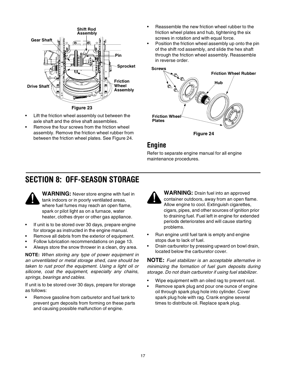 Engine | Troy-Bilt 10030 User Manual | Page 17 / 29