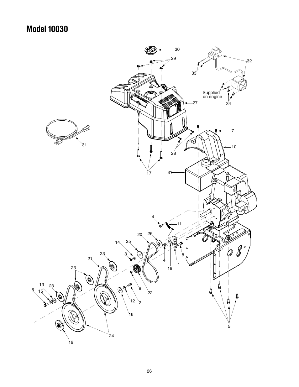 Troy-Bilt 10030 User Manual | Page 26 / 29