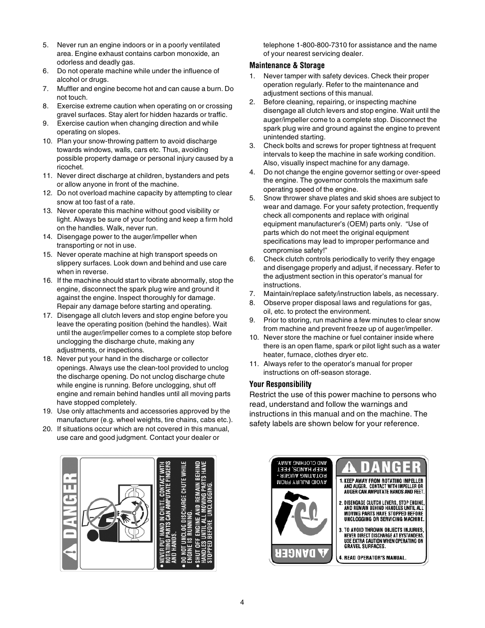 Troy-Bilt 10030 User Manual | Page 4 / 29