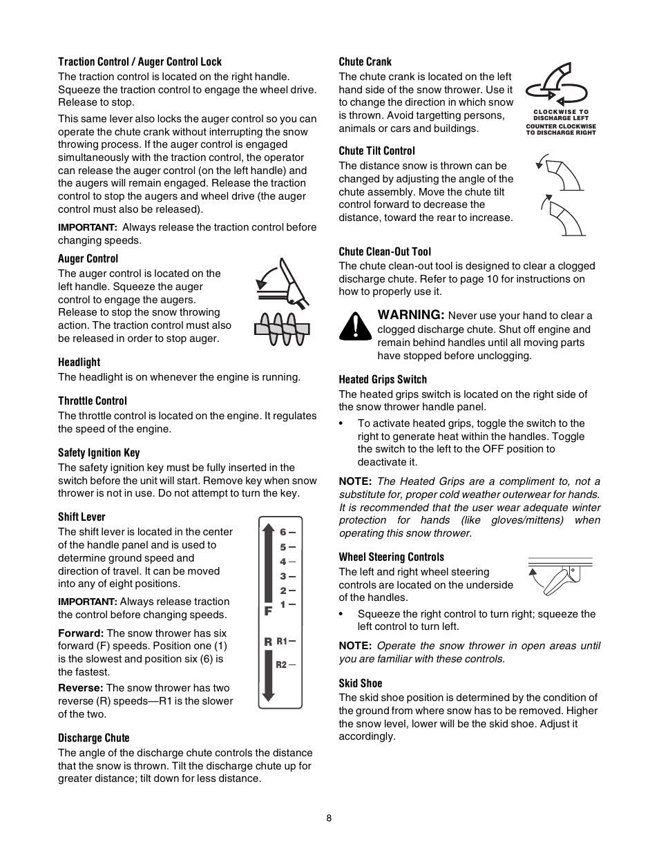 Troy-Bilt 10030 User Manual | Page 8 / 29