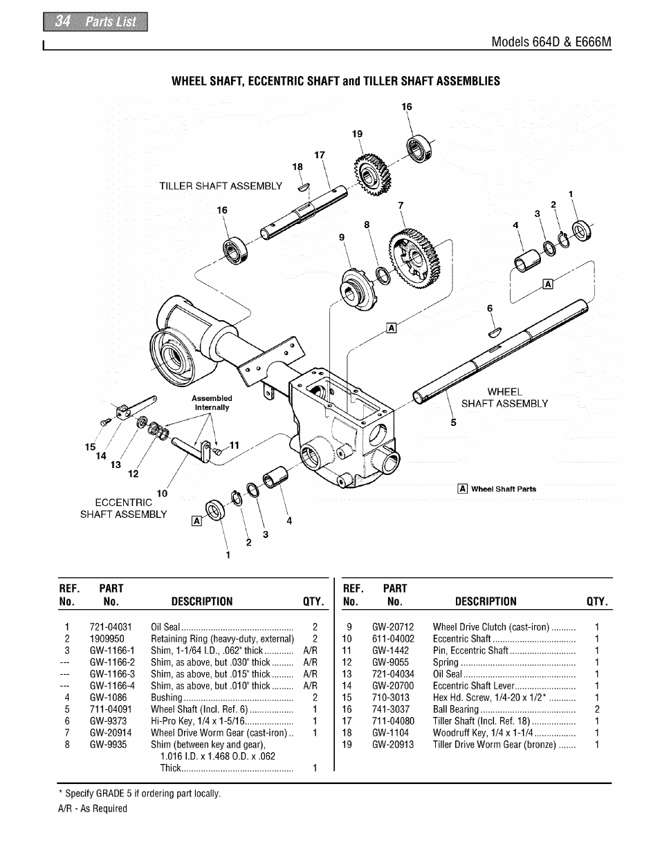 Troy-Bilt PONY 664DM User Manual | Page 34 / 44