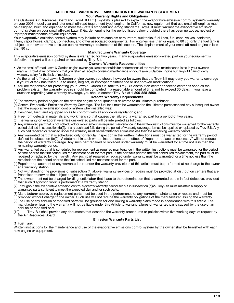 Troy-Bilt 2-Cycle Gasoline Trimmer/Brushcutter TB90BC User Manual | Page 39 / 64