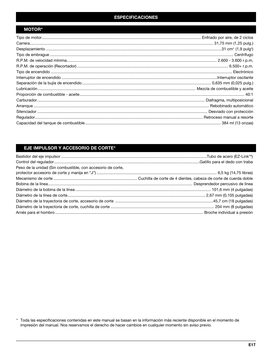 Troy-Bilt 2-Cycle Gasoline Trimmer/Brushcutter TB90BC User Manual | Page 57 / 64