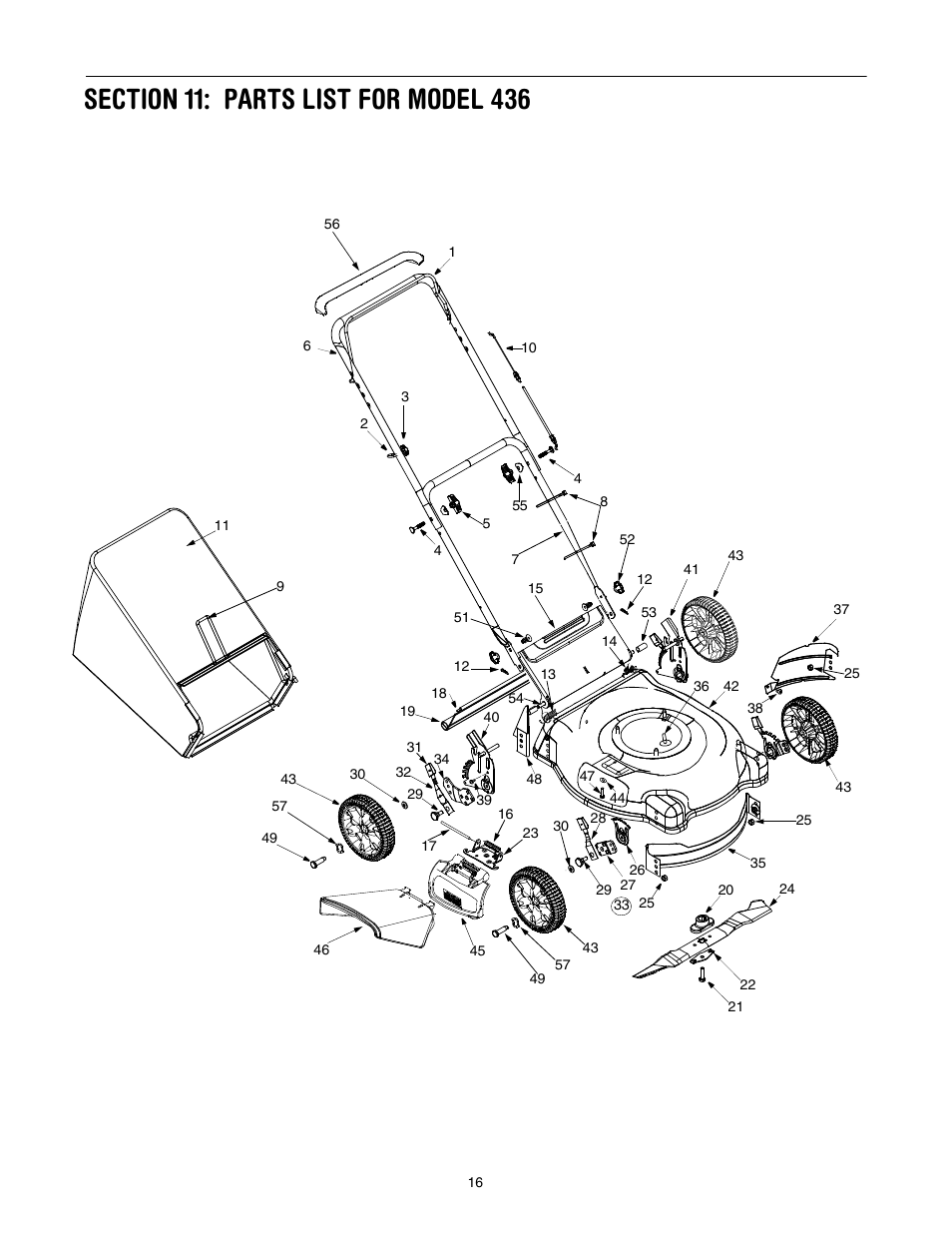 Troy-Bilt 436 User Manual | Page 16 / 20