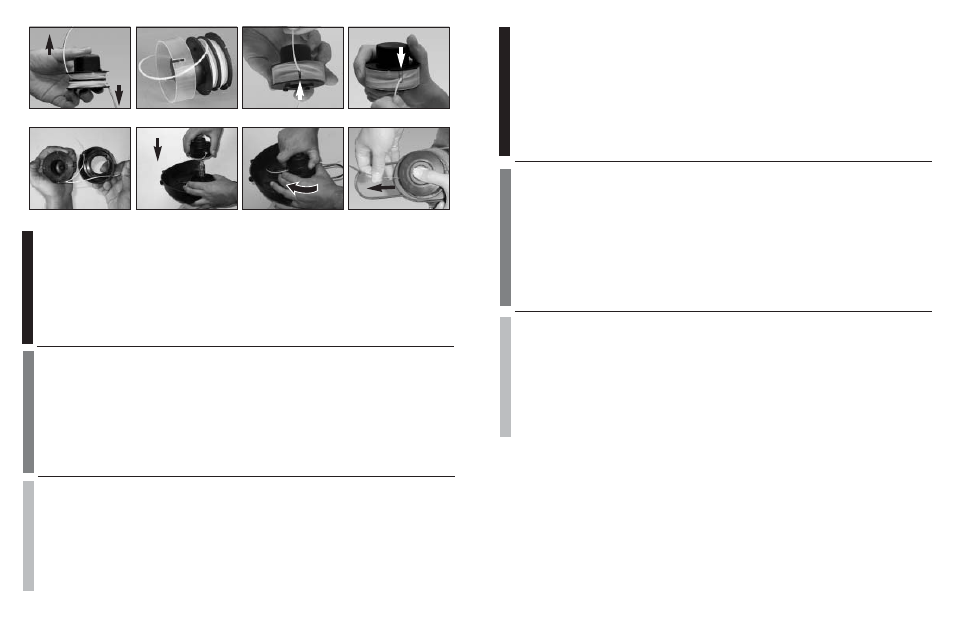 Avertissement, Caution, Precaucion | Troy-Bilt TB45E User Manual | Page 18 / 21