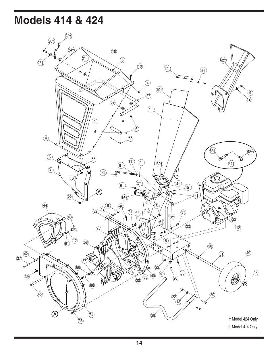 Troy-Bilt 424 User Manual | Page 14 / 16