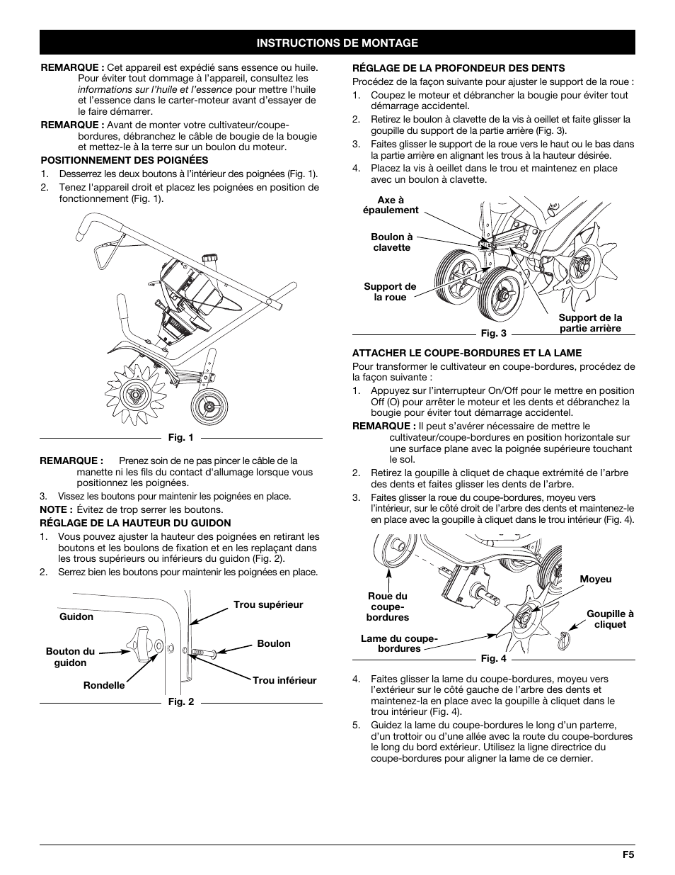 Troy-Bilt TB144 User Manual | Page 23 / 56