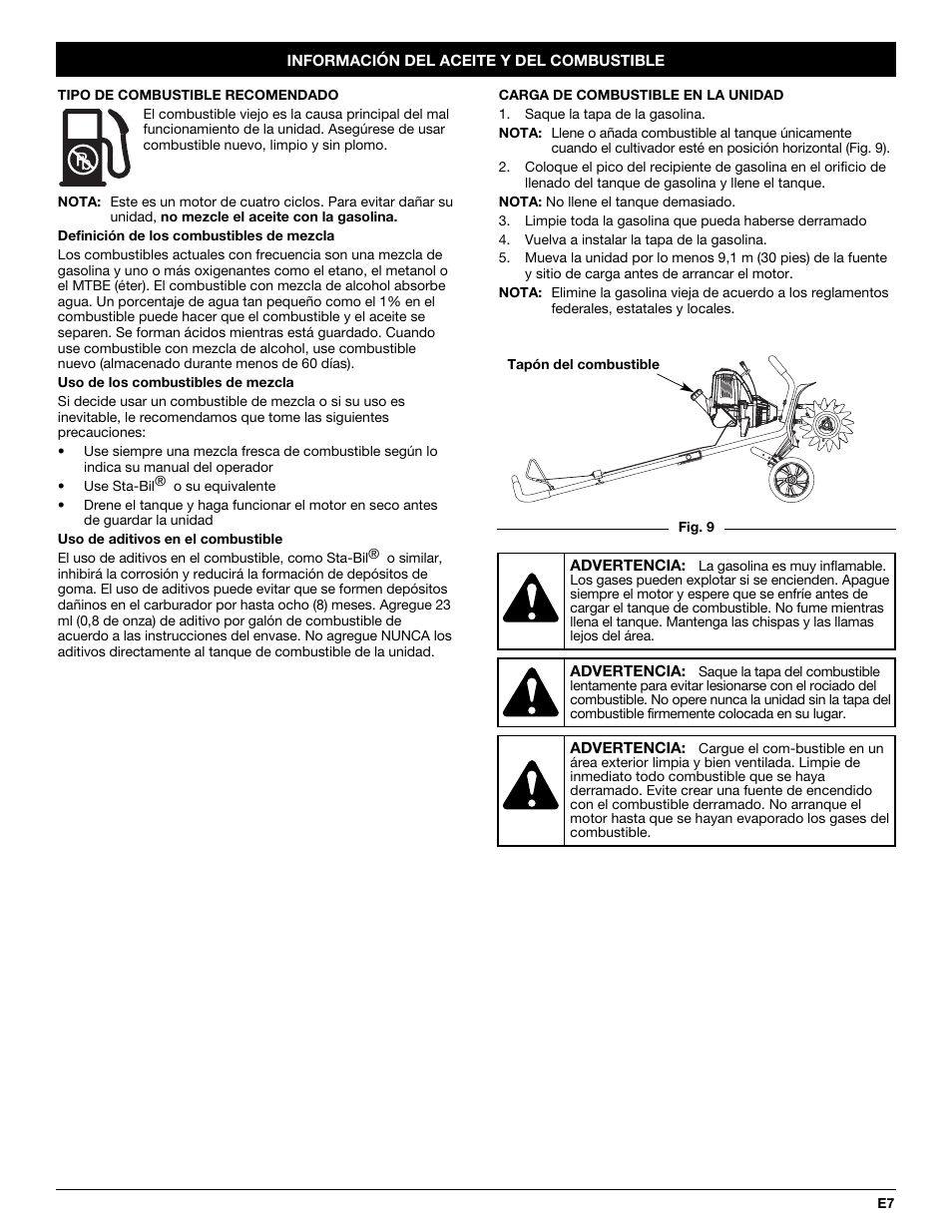 Troy-Bilt TB144 User Manual | Page 43 / 56