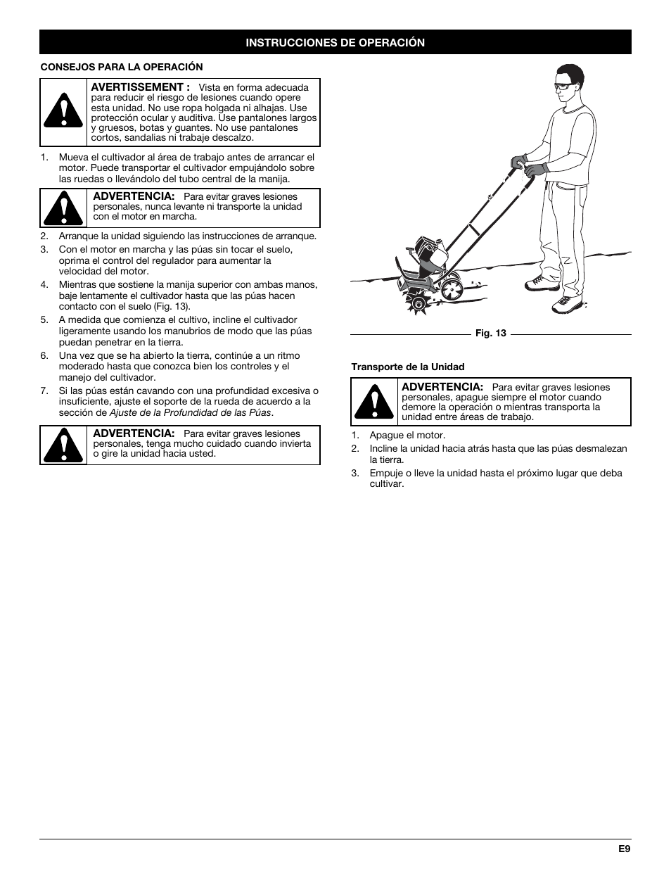 Troy-Bilt TB144 User Manual | Page 45 / 56