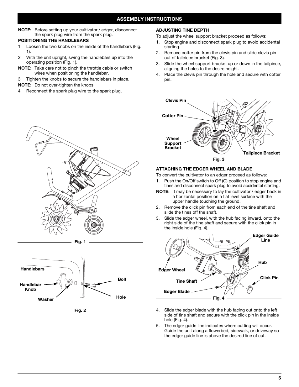 Troy-Bilt TB144 User Manual | Page 5 / 56