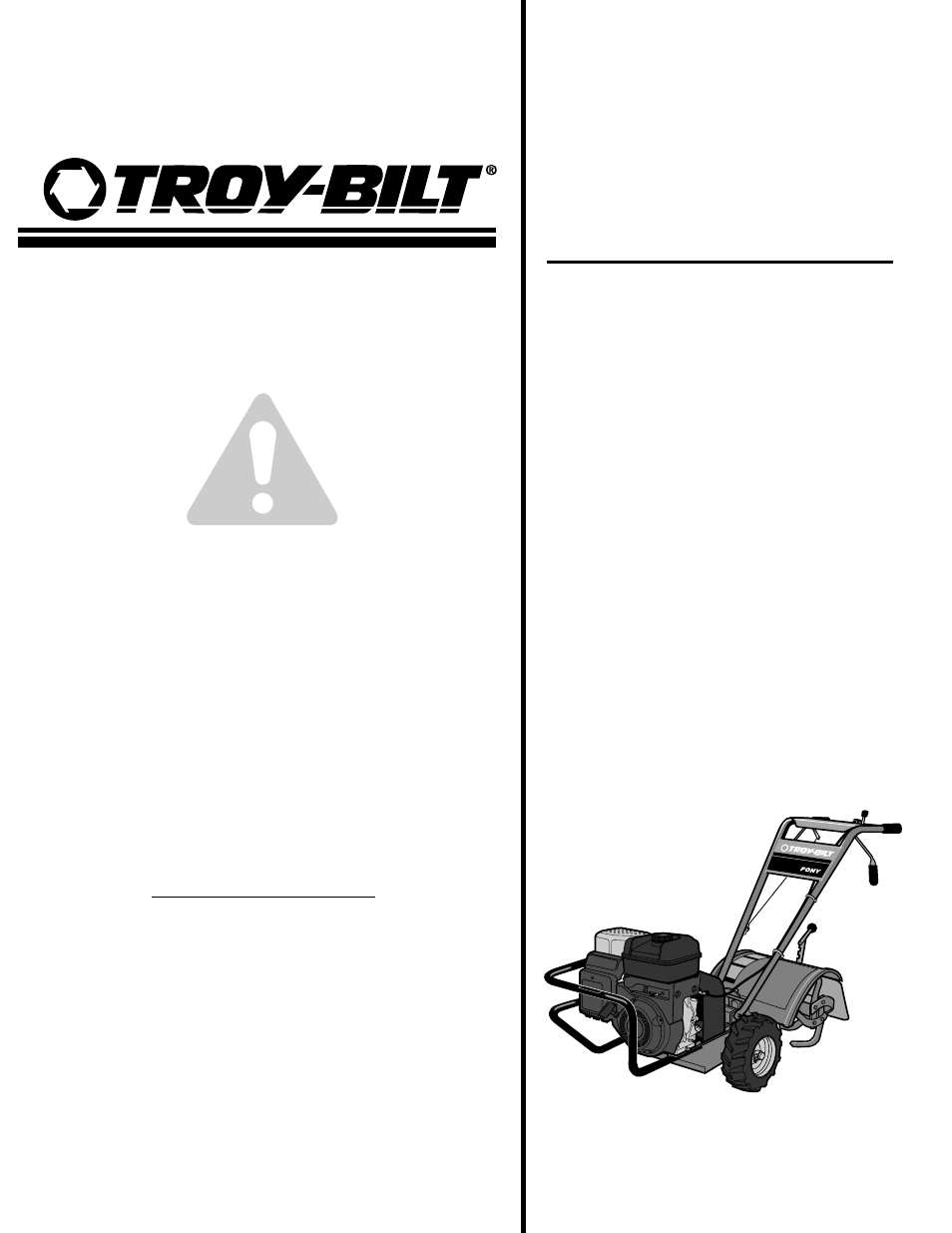 Troy-Bilt 12211 User Manual | 44 pages