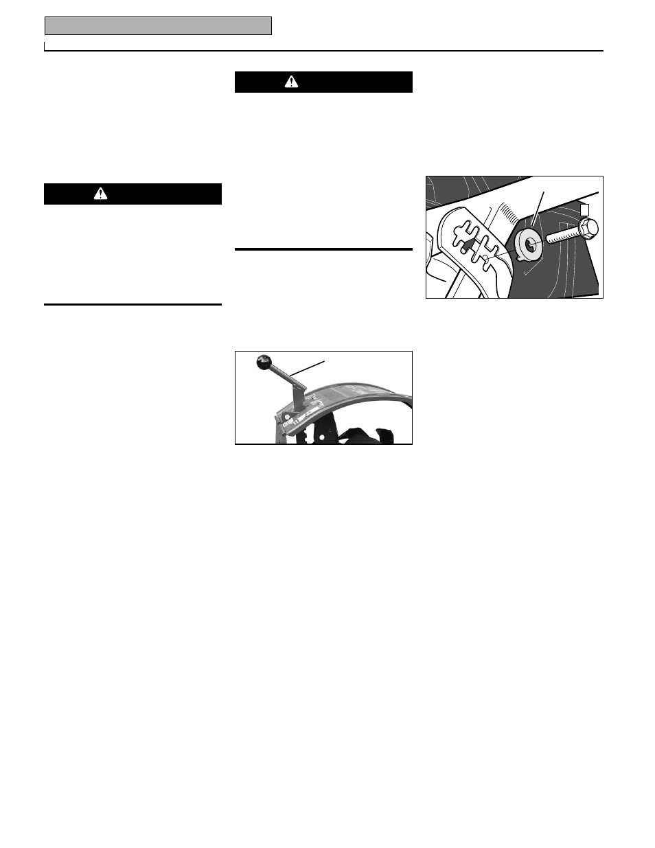 Warning | Troy-Bilt 12211 User Manual | Page 12 / 44