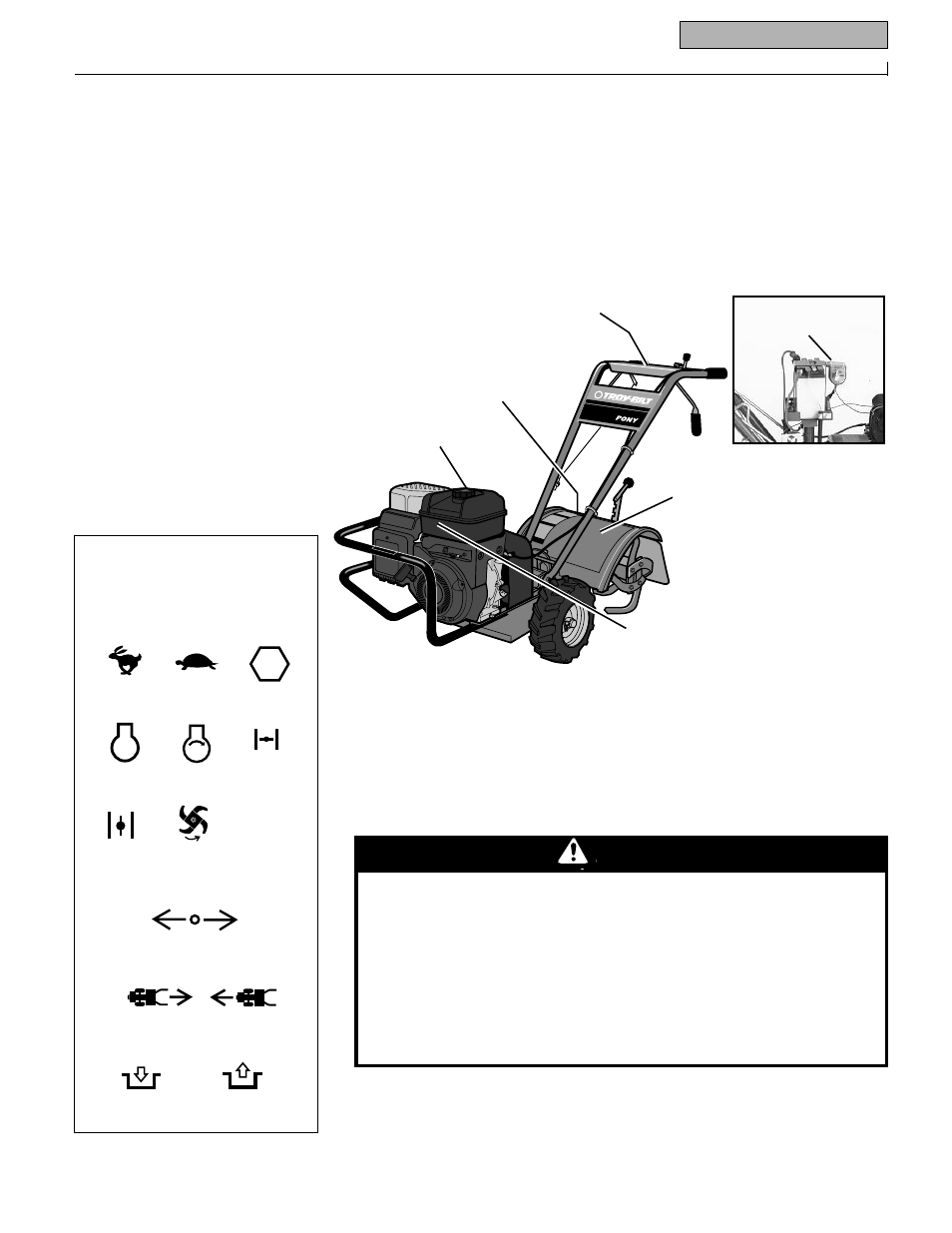 Warning, Decals | Troy-Bilt 12211 User Manual | Page 5 / 44