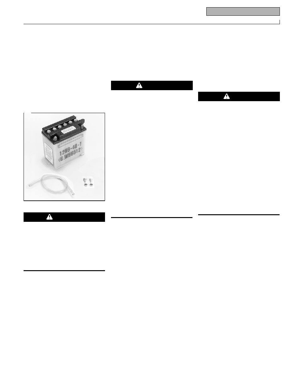 9electric start assembly steps, Warning, Danger | Troy-Bilt 12211 User Manual | Page 9 / 44