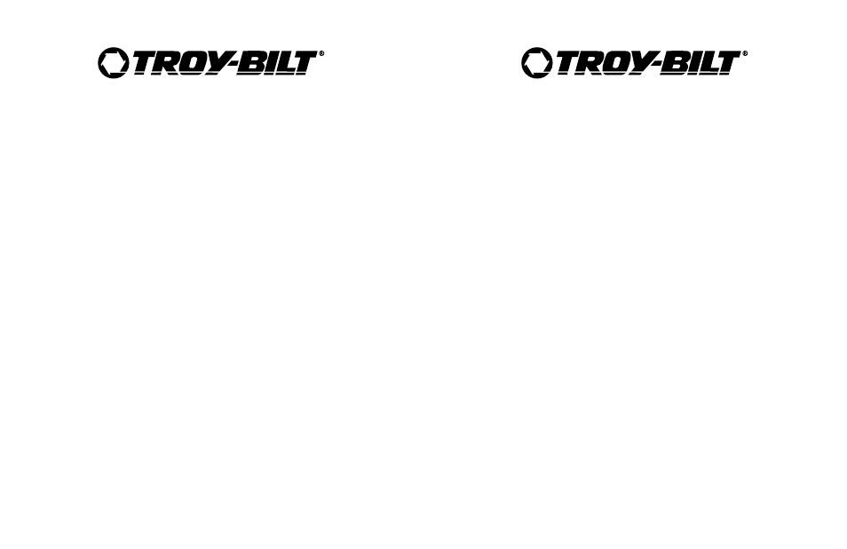 Troy-bilt llc, Garantía limitada del fabricante para, Garantie limitée du fabricant pour | Troy-Bilt TB55REX User Manual | Page 20 / 22