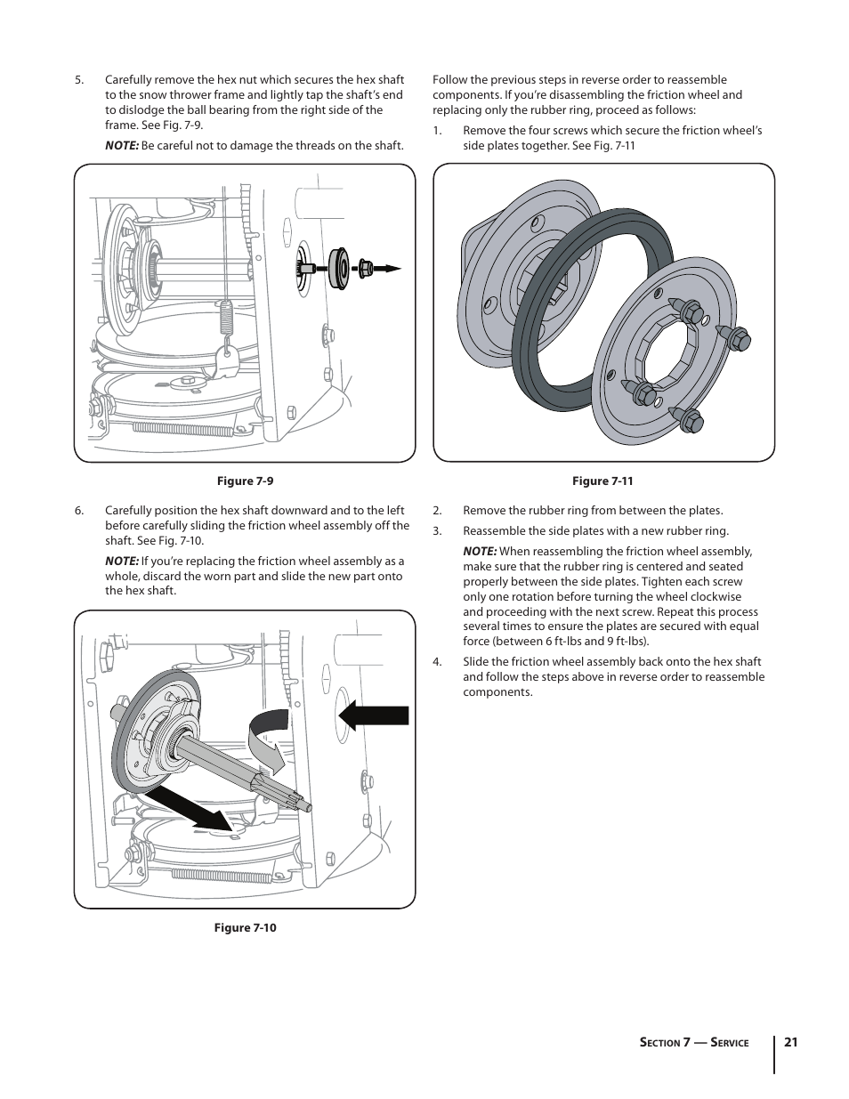 Troy-Bilt 9528 User Manual | Page 21 / 48