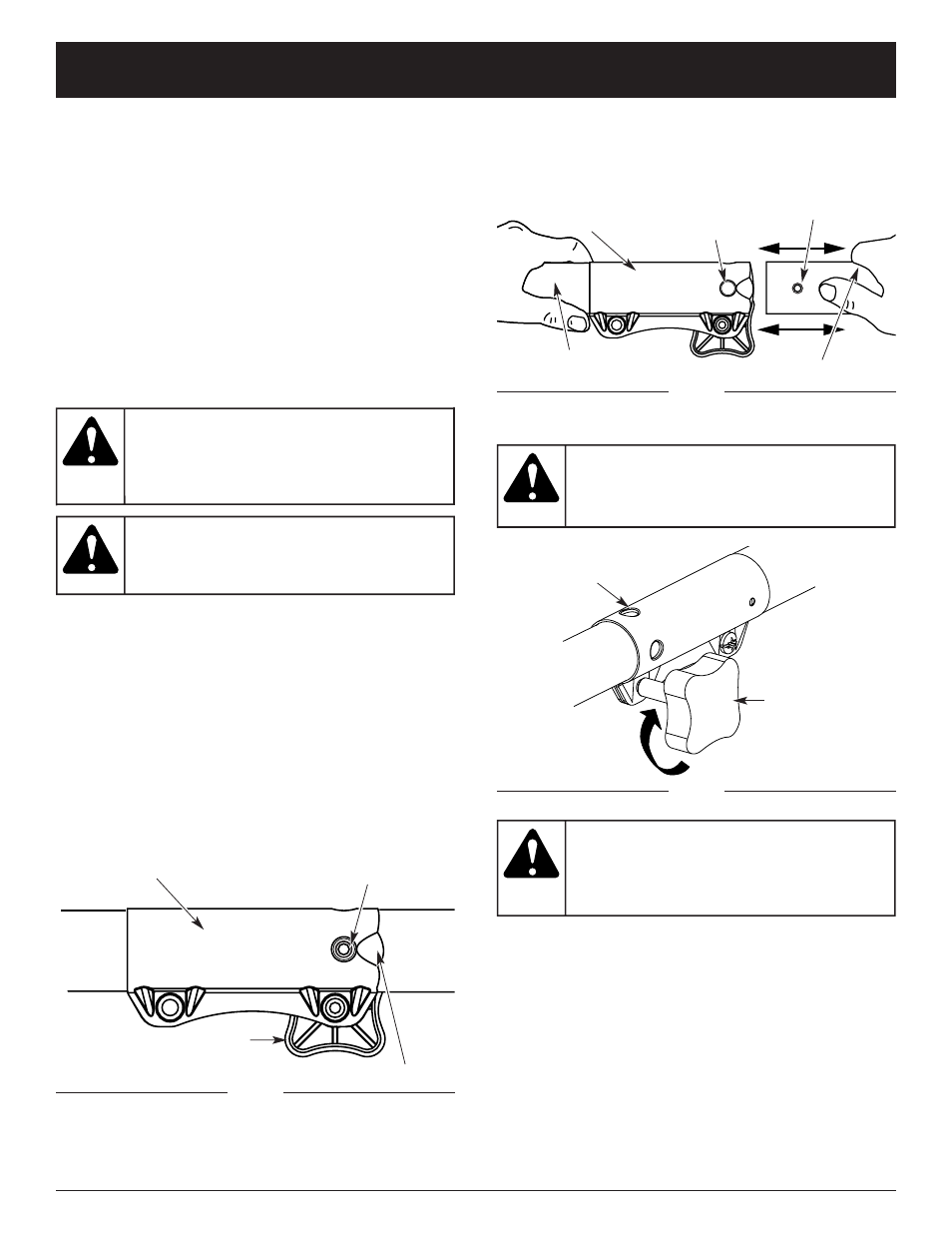 Warning, Caution, Operating instructions | Troy-Bilt TB25ET User Manual | Page 10 / 80