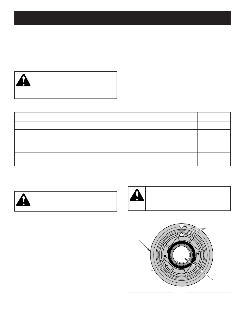 Warning, Maintenance and repair instructions | Troy-Bilt TB25ET User Manual | Page 13 / 80