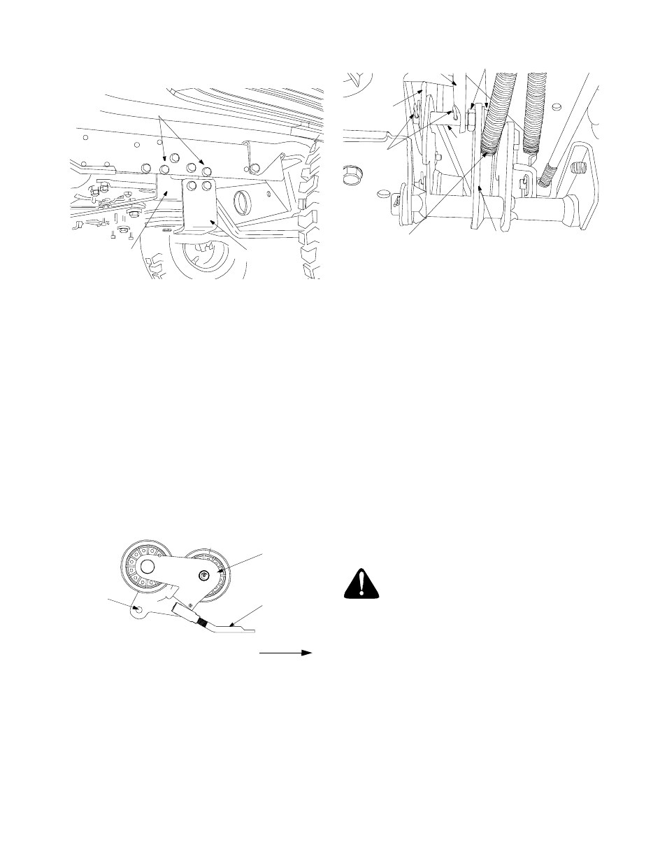 Important, Cutting blades warning | Troy-Bilt AutoDrive 604 User Manual | Page 22 / 40