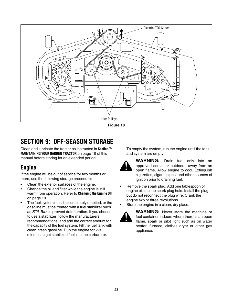 Engine | Troy-Bilt GT54 User Manual | Page 23 / 40