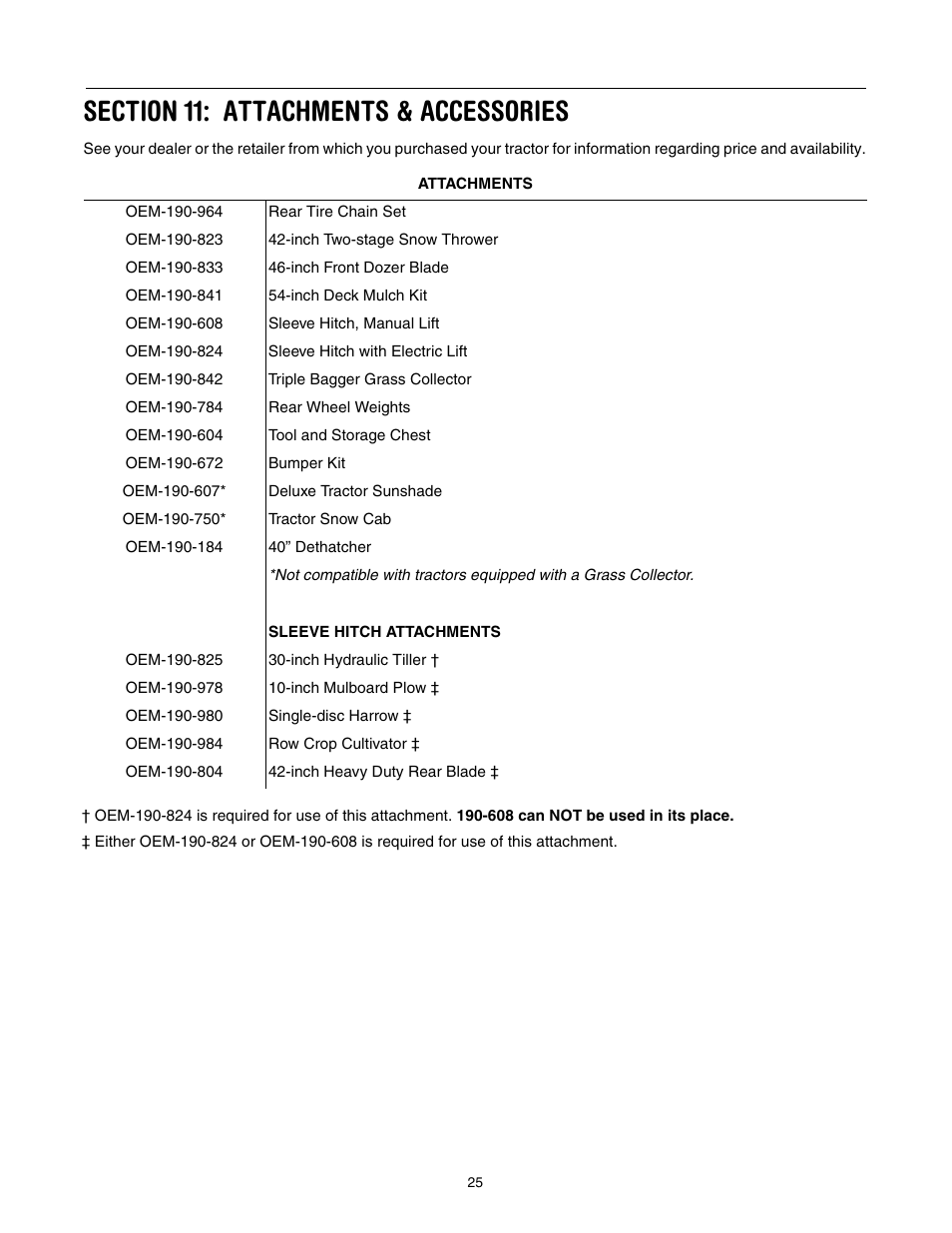 Troy-Bilt GT54 User Manual | Page 25 / 40