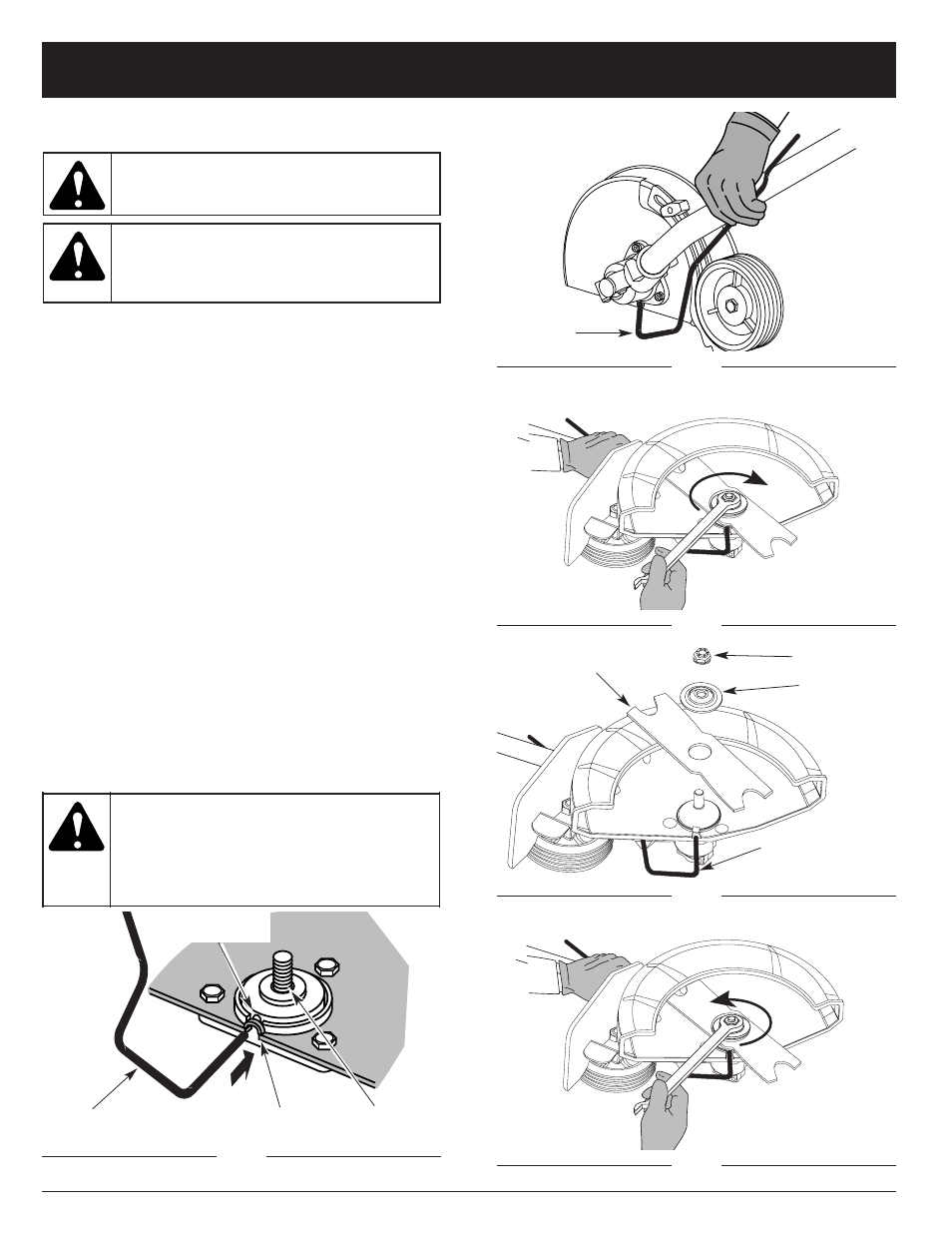 Instrucciones de mantenimiento y reparación | Troy-Bilt TBLE User Manual | Page 33 / 36