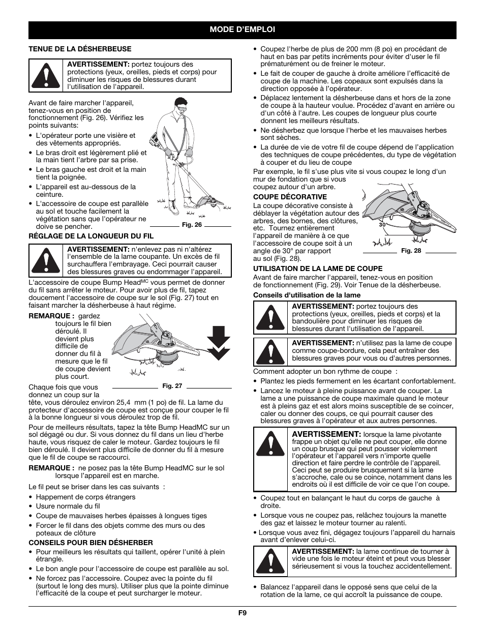 Troy-Bilt TB590BC User Manual | Page 29 / 62