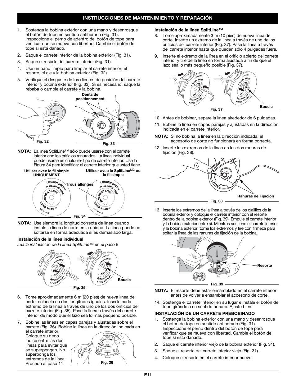 Troy-Bilt TB590BC User Manual | Page 51 / 62