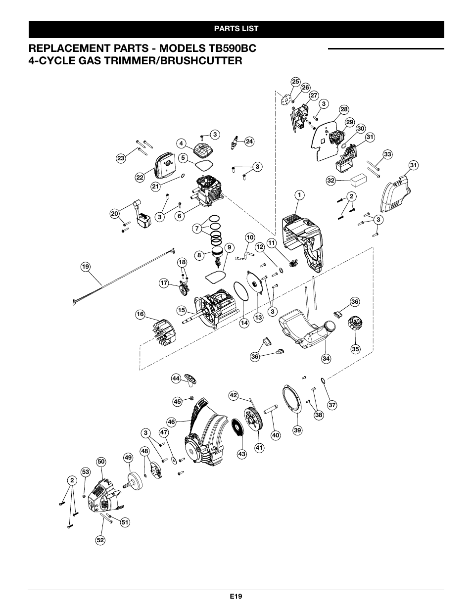Troy-Bilt TB590BC User Manual | Page 59 / 62