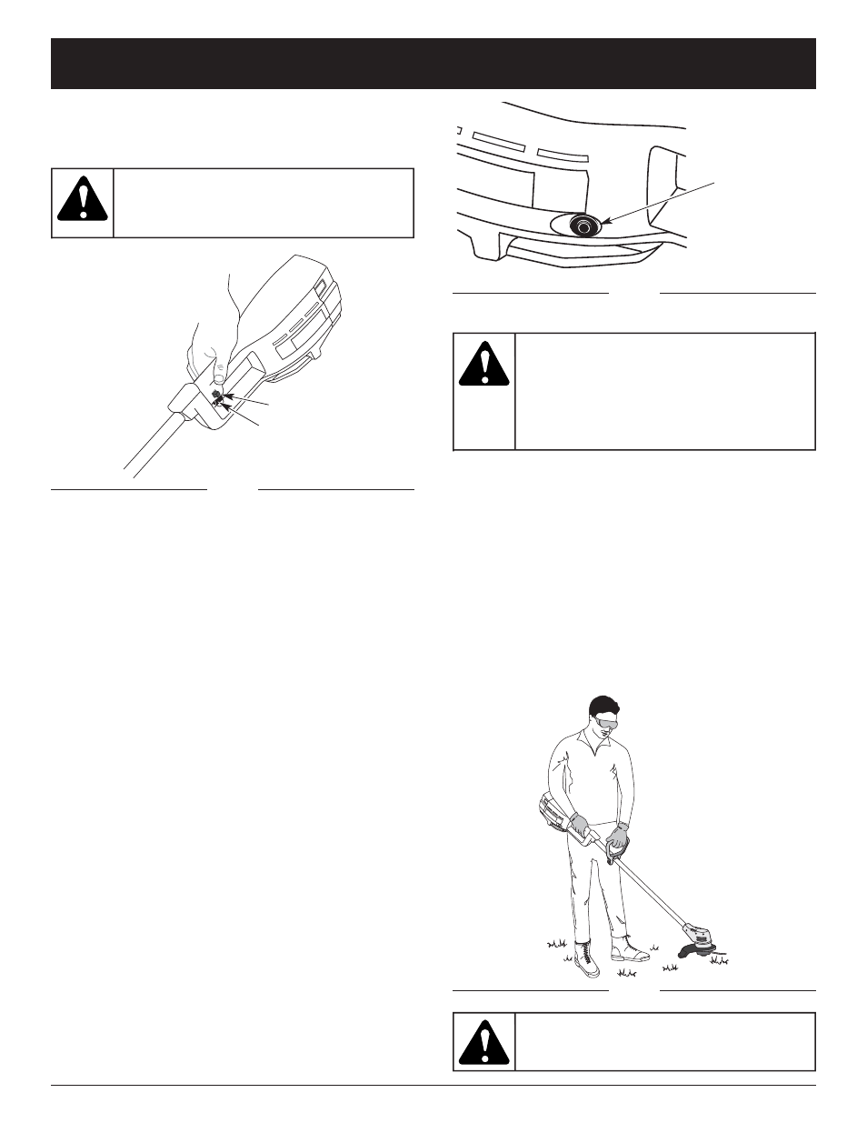 Warning, Operating instructions | Troy-Bilt TB55B User Manual | Page 9 / 52