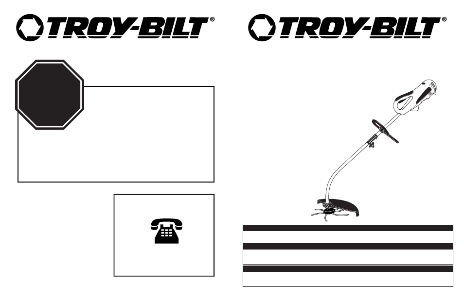 Troy-Bilt TB65REX User Manual | 12 pages