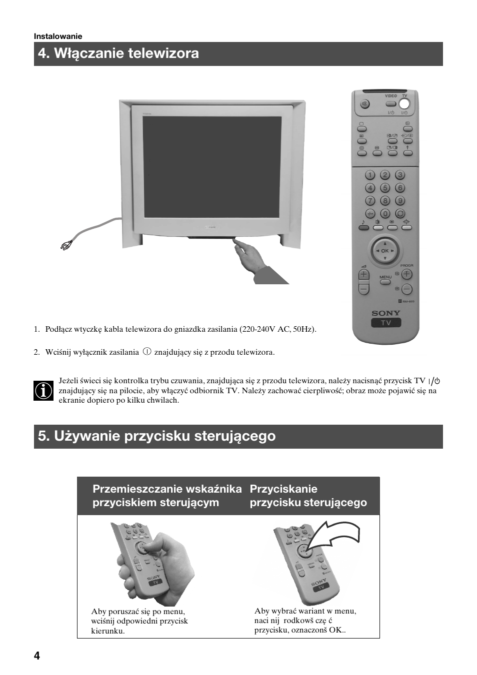 Sony KV-29FQ65K User Manual | Page 34 / 160