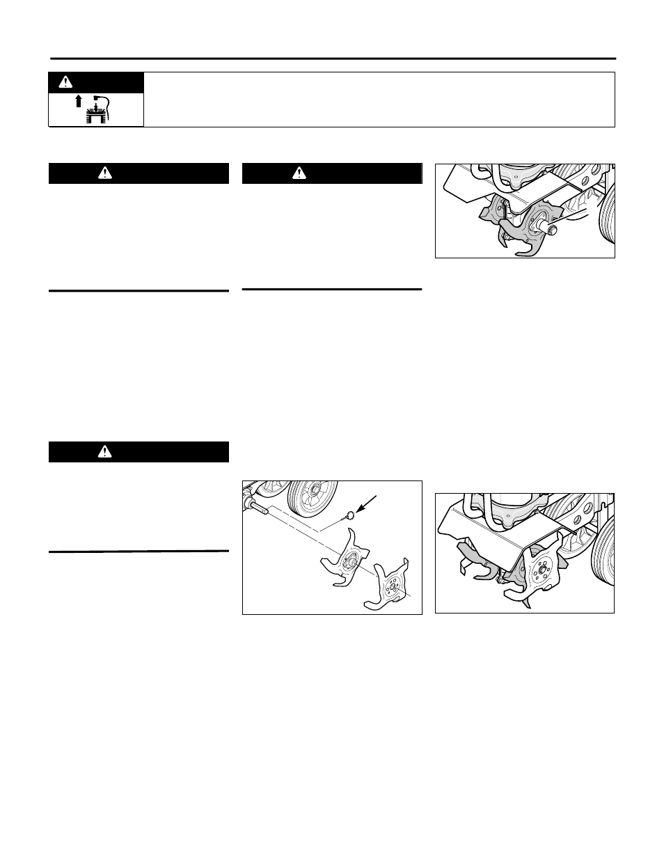 Warning | Troy-Bilt 12234 User Manual | Page 11 / 16