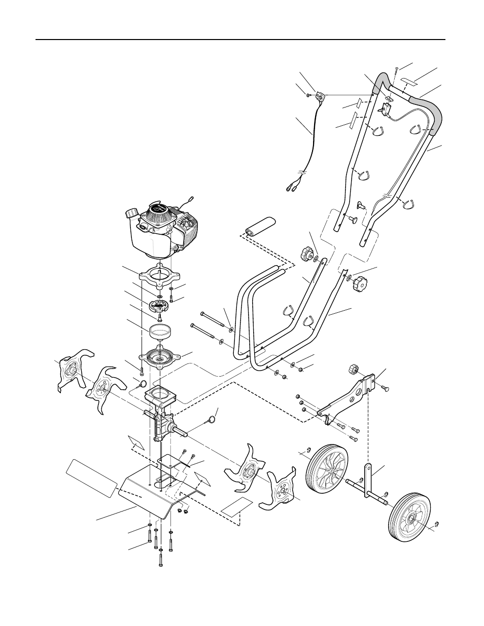 Parts list | Troy-Bilt 12234 User Manual | Page 14 / 16
