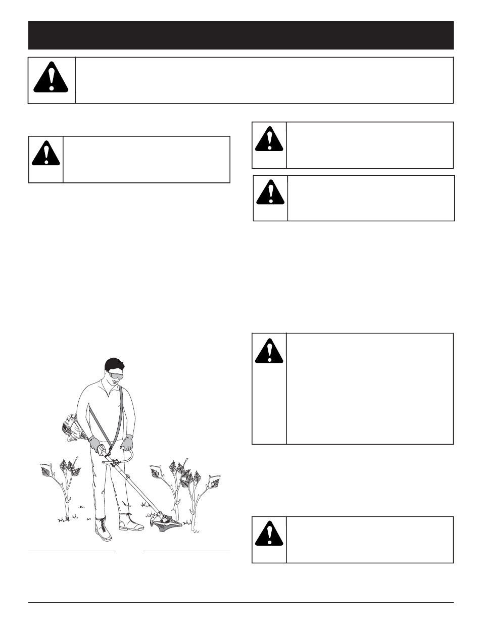 Advertencia, Instrucciones de operacion | Troy-Bilt P/N 769-01473 User Manual | Page 43 / 48