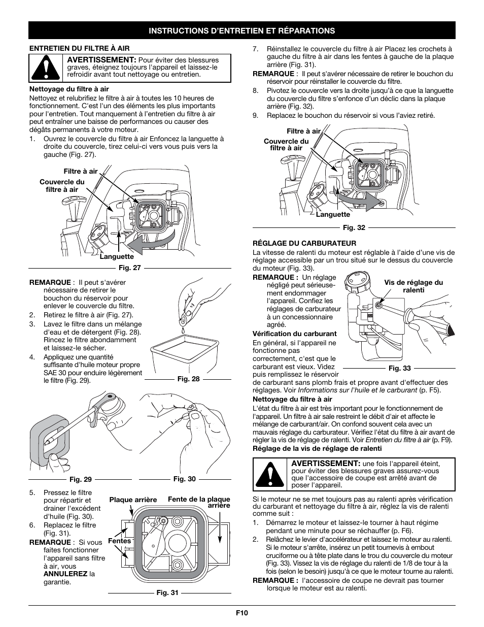 Troy-Bilt TB26TB User Manual | Page 26 / 52