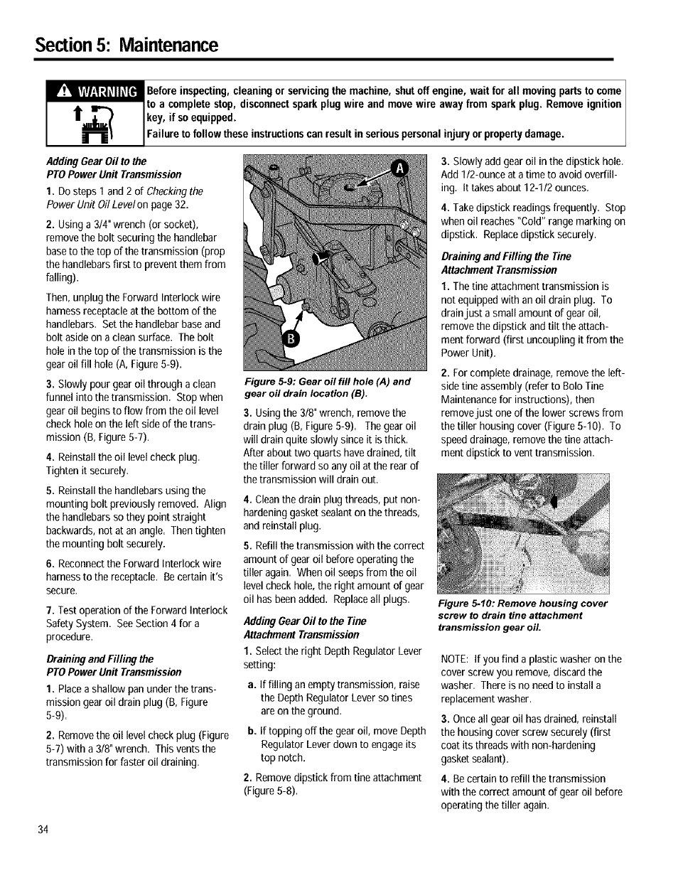 Troy-Bilt 12090 User Manual | Page 34 / 64