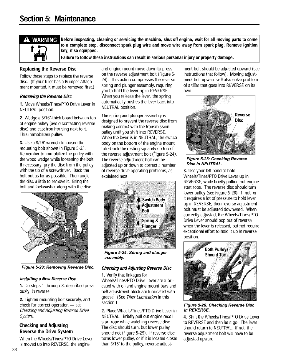 Troy-Bilt 12090 User Manual | Page 38 / 64