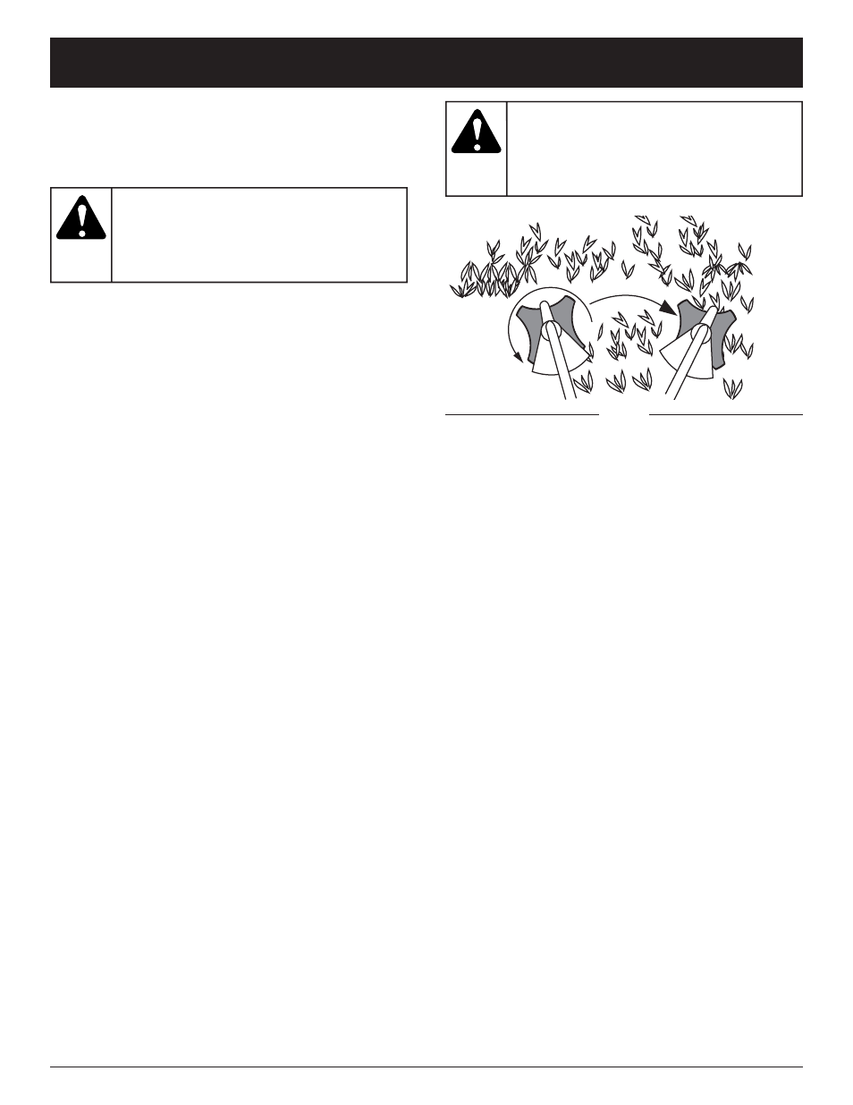 Advertencia, Instrucciones de operacion | Troy-Bilt TBBC User Manual | Page 44 / 48