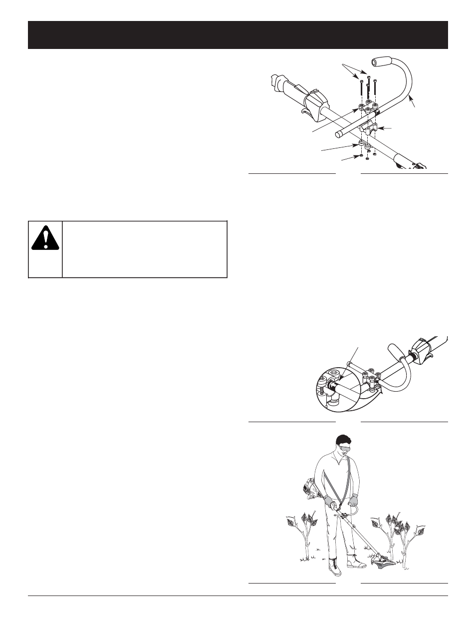 Warning, Assembly instructions | Troy-Bilt TBBC User Manual | Page 8 / 48